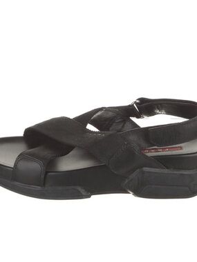 Black Strappy Prada Sandal